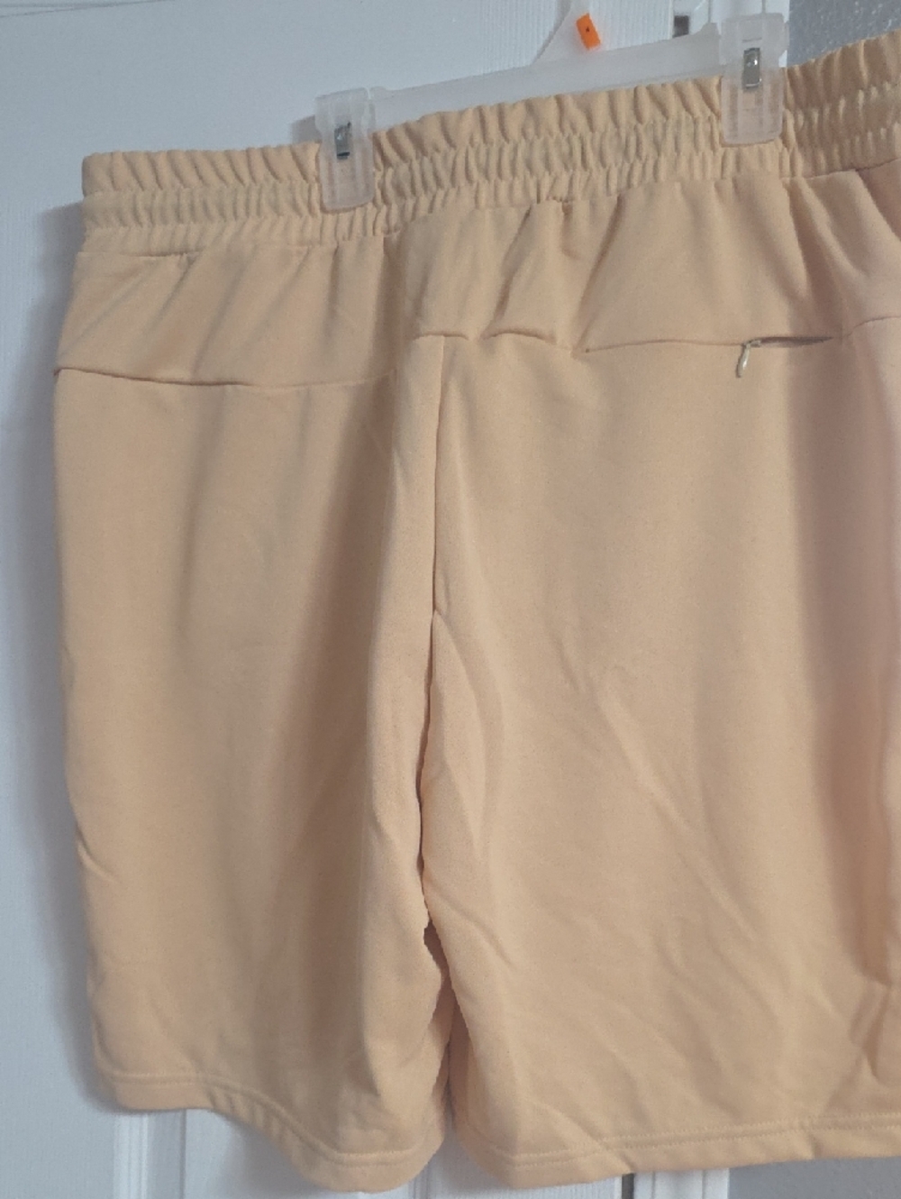 Men's Tan Drawstring Athletic Shorts - Picture 2 of 3